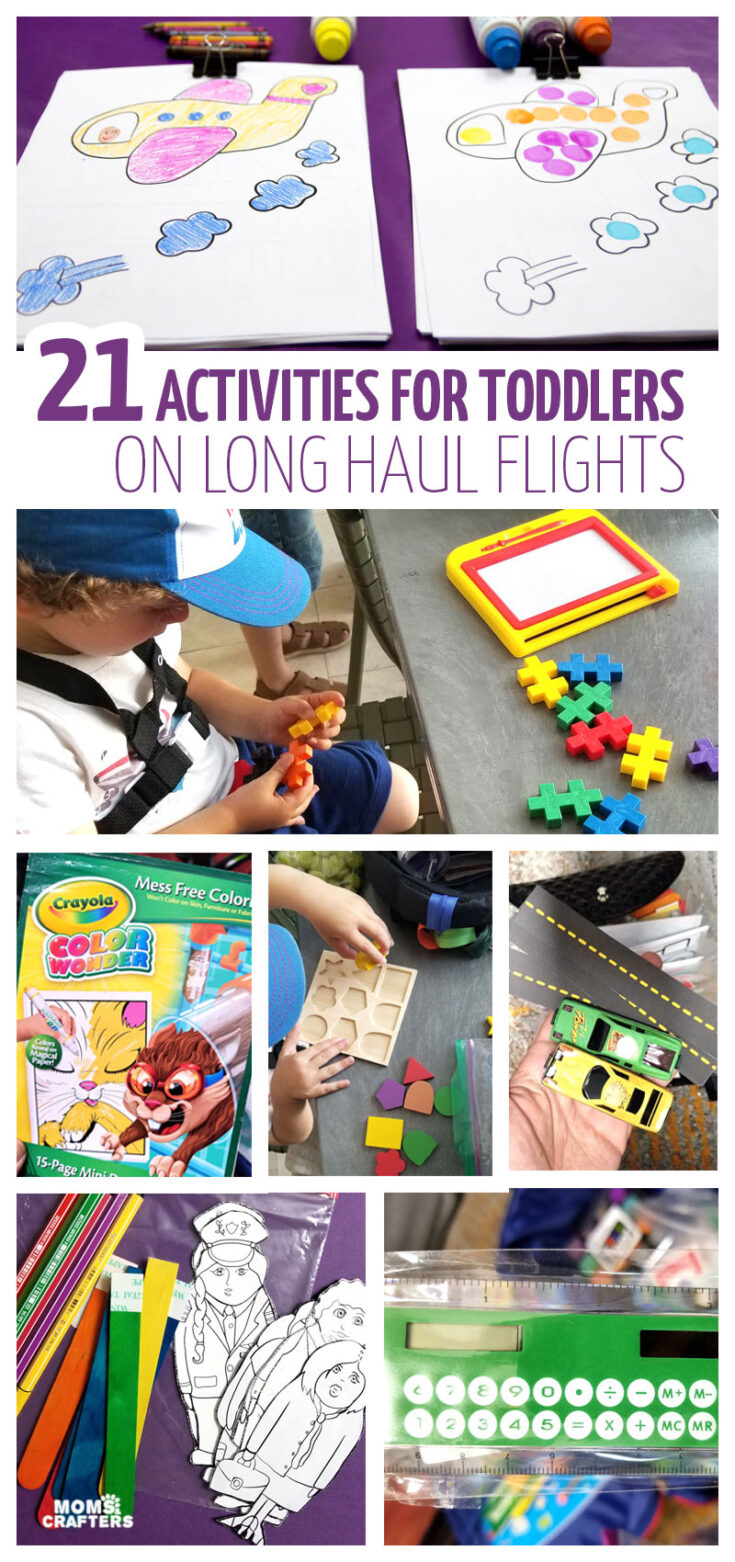 Toddler Airplane Activities - 21 Tried & True Ideas to keep them happy!