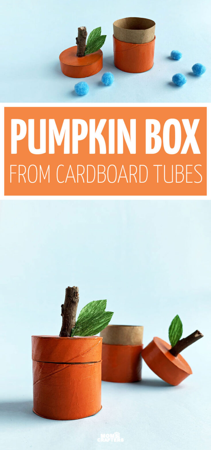 Toilet Paper Roll Pumpkin Box * Moms and Crafters