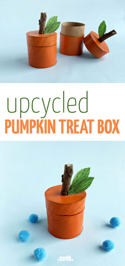 Toilet Paper Roll Pumpkin Box * Moms and Crafters