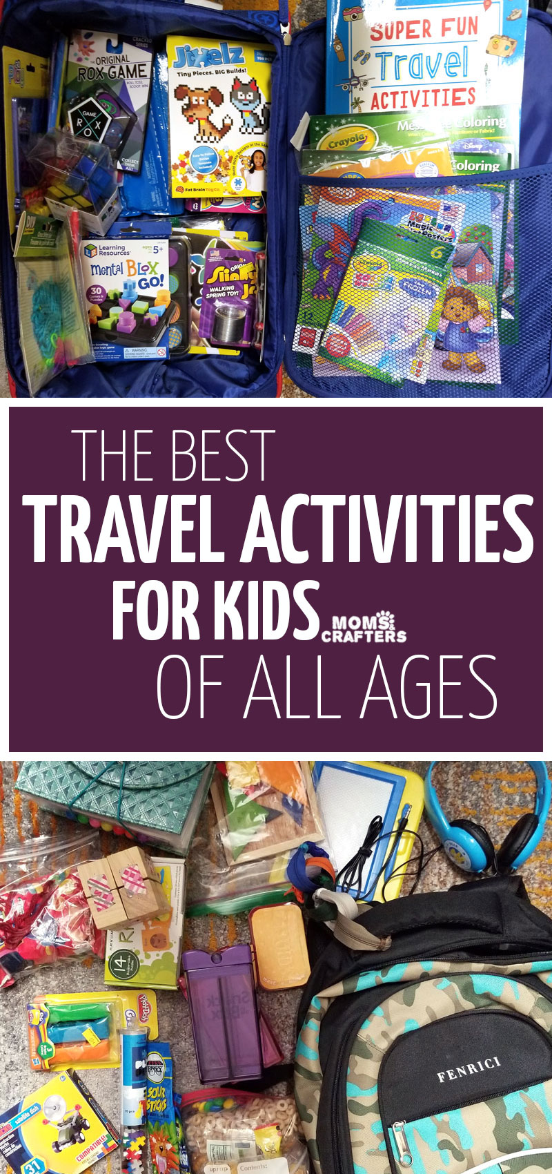 Airplane Activities for Kids for Travel and Long Haul Flights