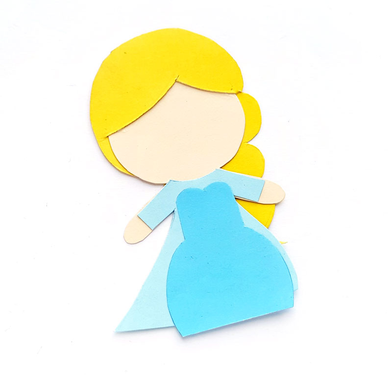 Frozen Paper Craft - Free Printable Template for Bookmarks or Puppets