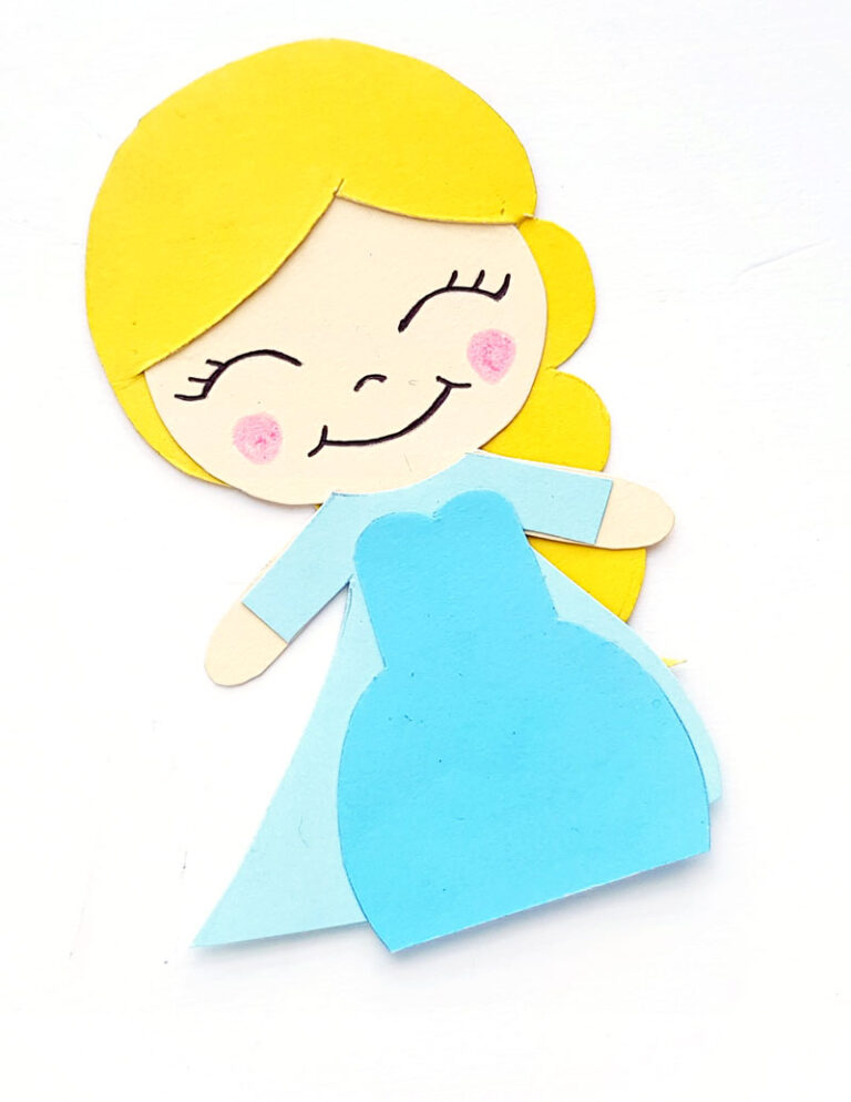 Frozen Paper Craft - Free Printable Template for Bookmarks or Puppets