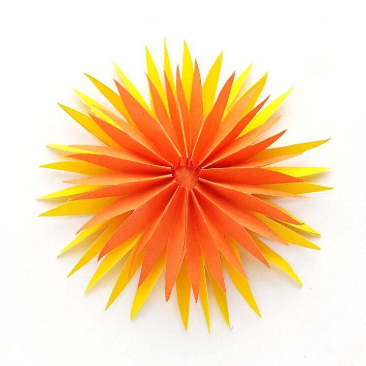 Paper Fireworks Craft - Perfect for New Year's or July 4th!