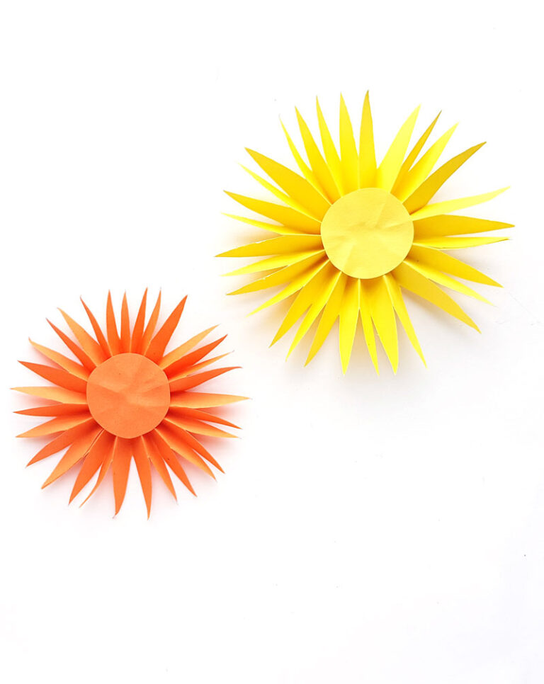 Paper Fireworks Craft - Perfect for New Year's or July 4th!