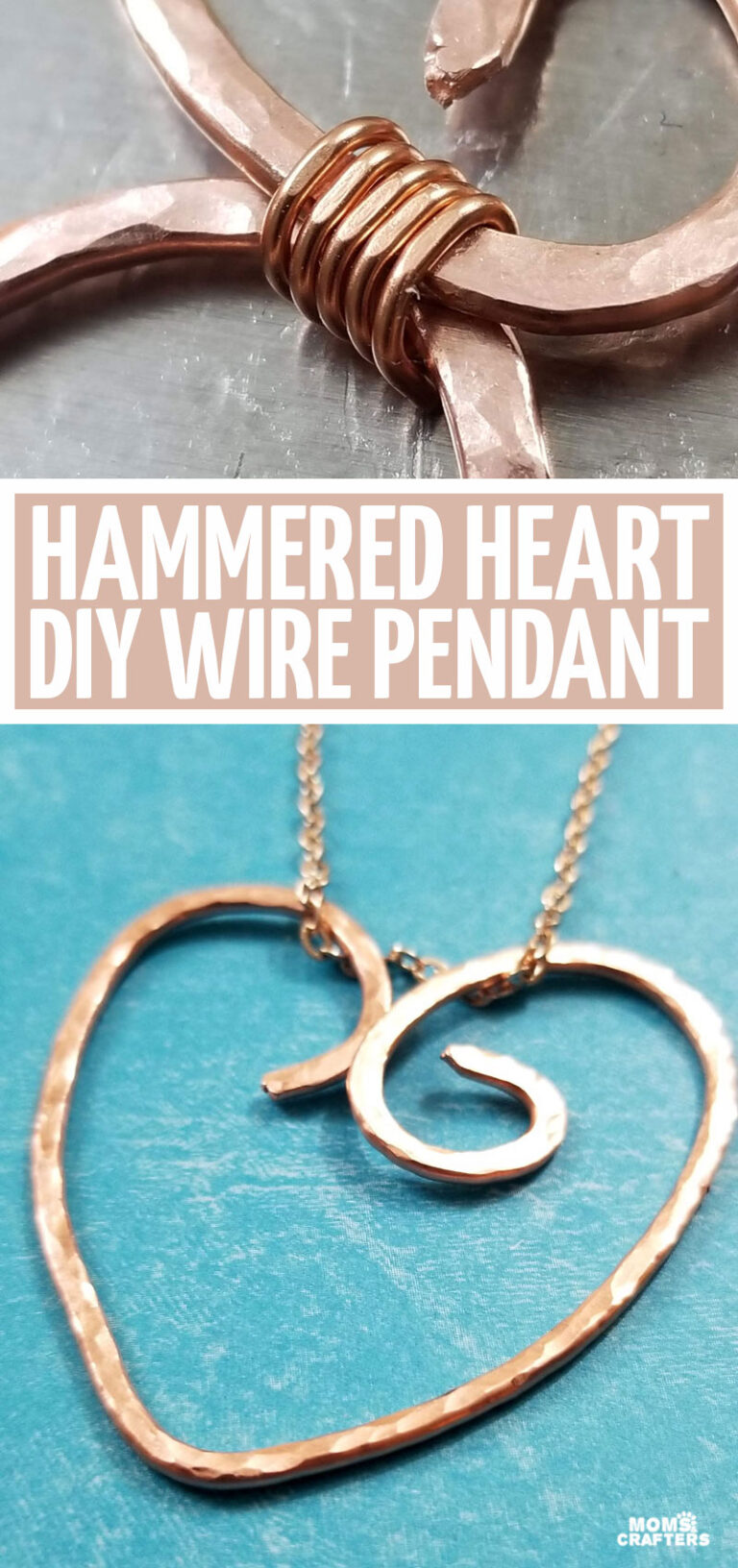 Wire Heart Pendant Tutorial - Hammered Jewelry Basics