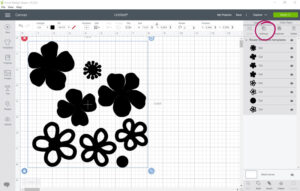 Flower Cupcake Topper Template - DIY paper flowers with a free SVG