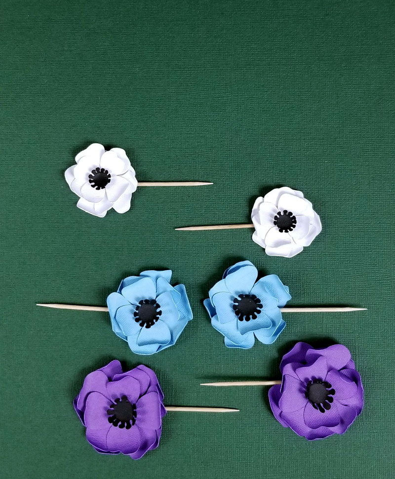 Download Flower Cupcake Topper Template Diy Paper Flowers With A Free Svg