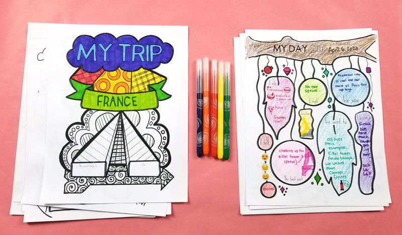 Travel Journal for Kids - Printable Memory Book * Moms and Crafters