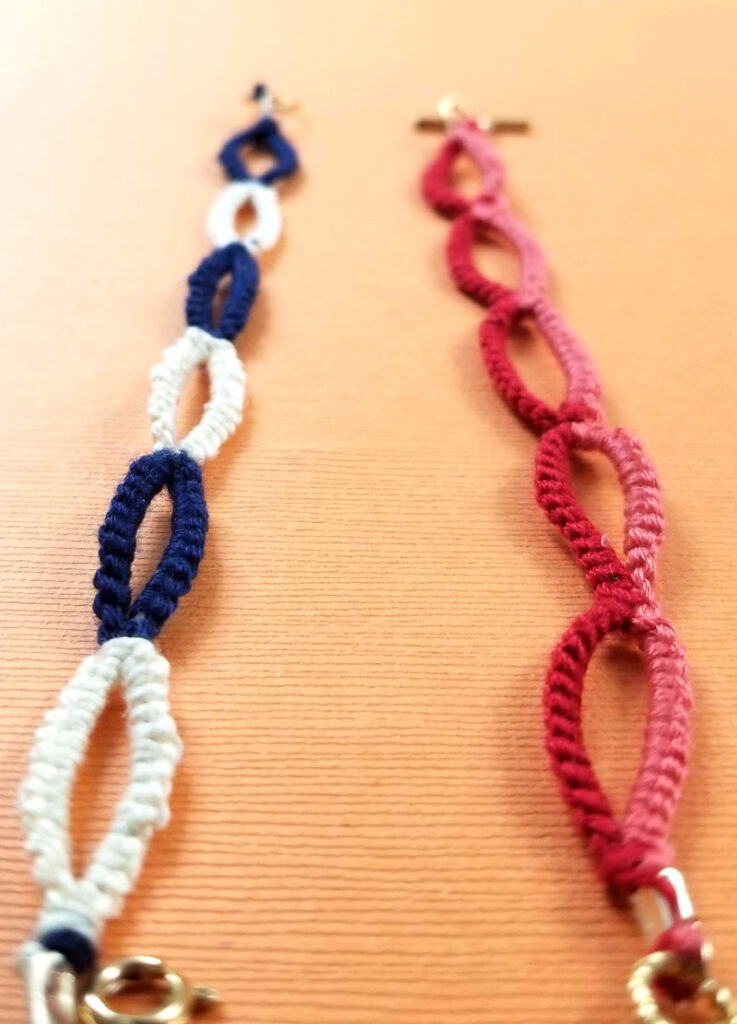 Word Bracelets in Cool Hues | Miscellany Craft