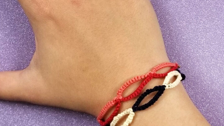 easy friendship bracelet pattern p1