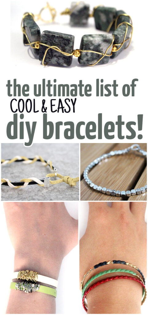 DIY Instructions for Trendy Bracelets: incredibly simple DIY