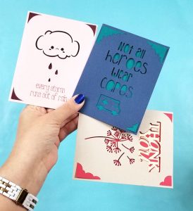 Cricut Joy Card Making: Cards for Heroes * Moms and Crafters