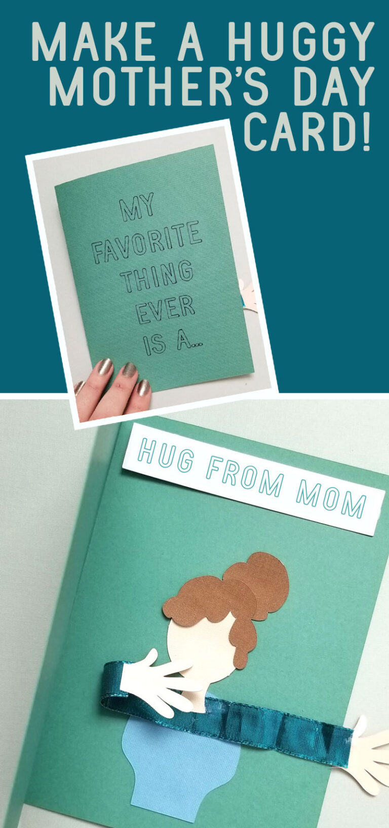 Make A Huggy Mothers Day Card Craft Moms And Crafters