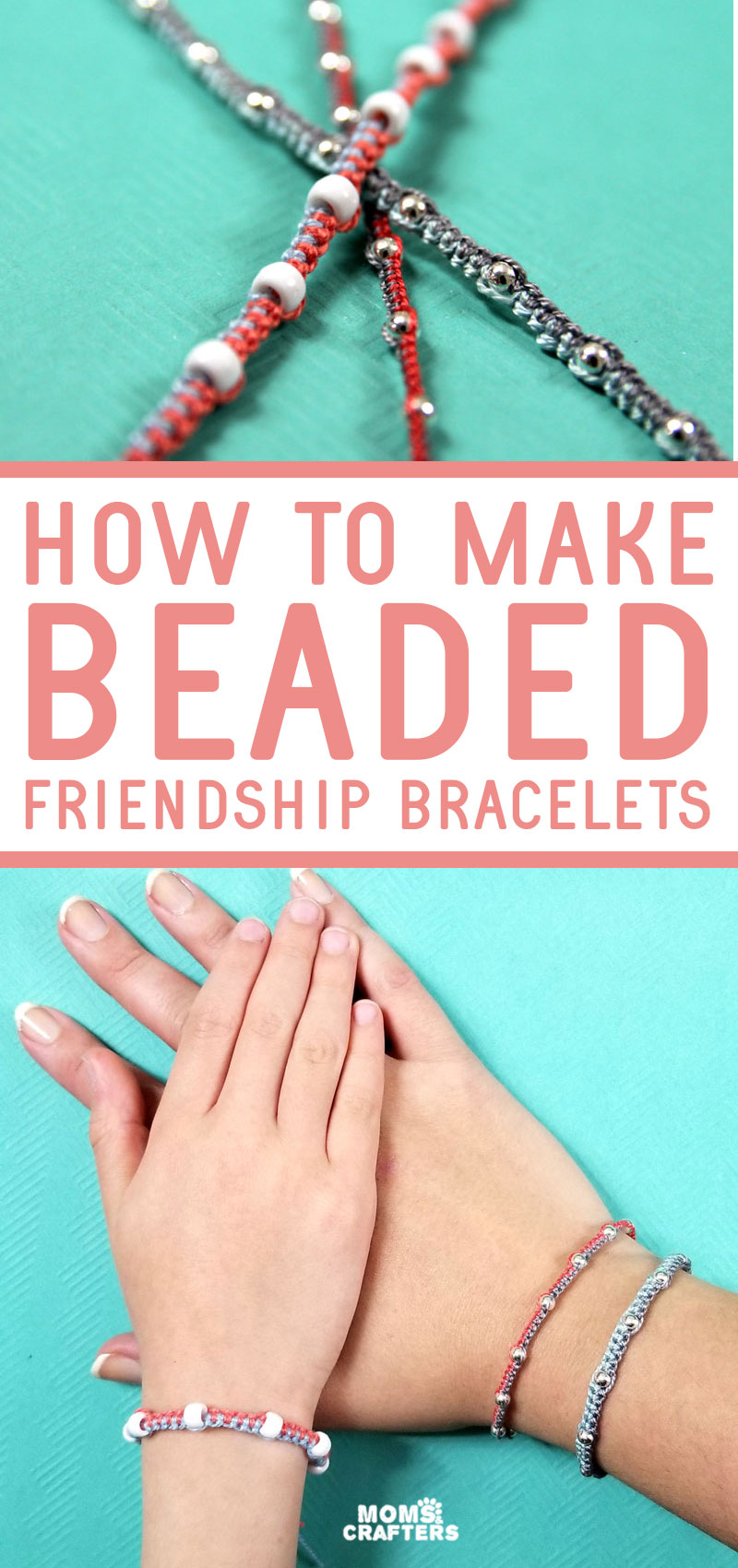 Easy Tutorial on Making a Multi-strand String and Bead Bracelet