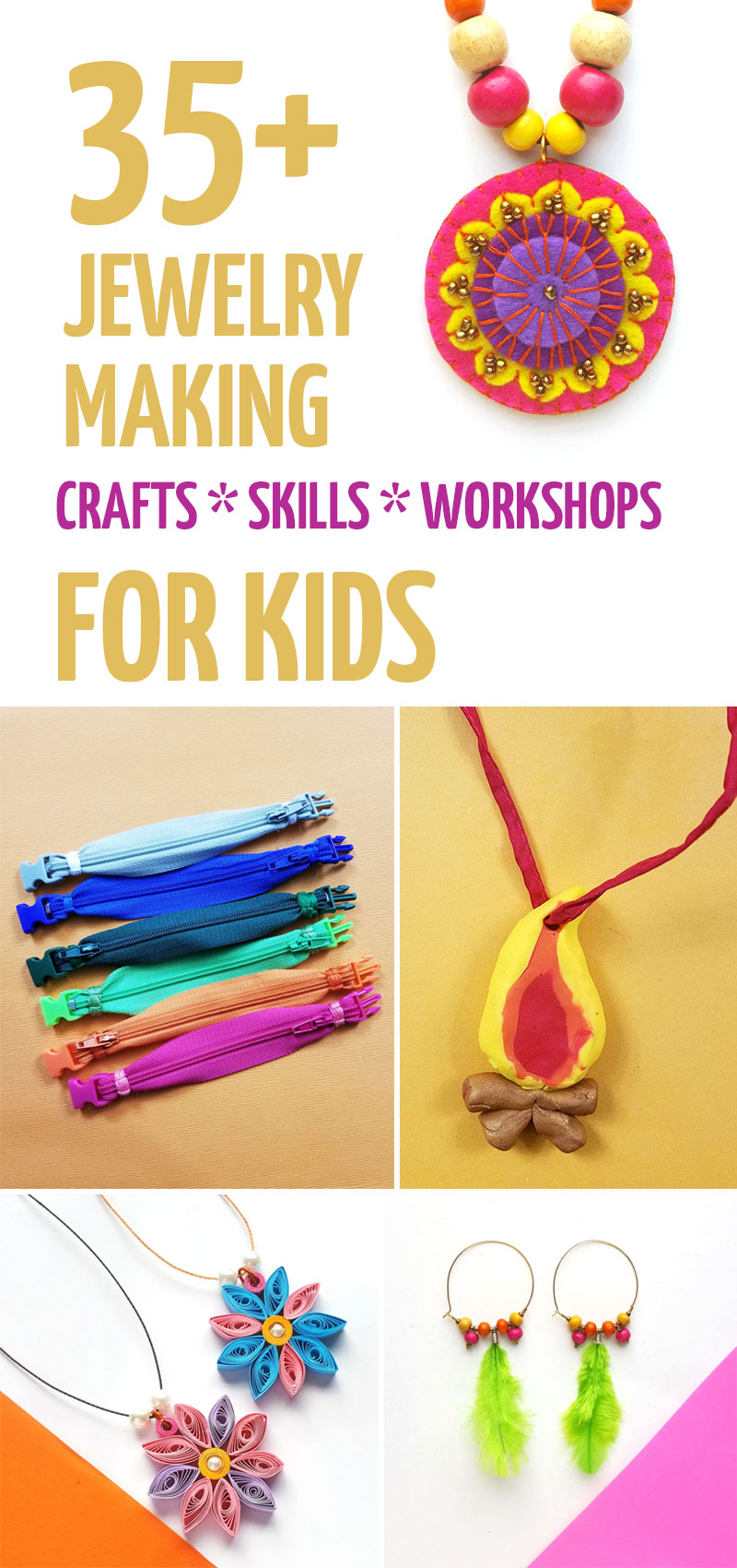 Jewelry Making for Kids - Skill-based Ideas for Toddler Through Teen!