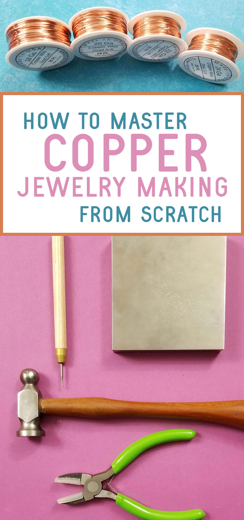Copper Wire Jewelry Diy Metals  Copper Wire Jewelry Making