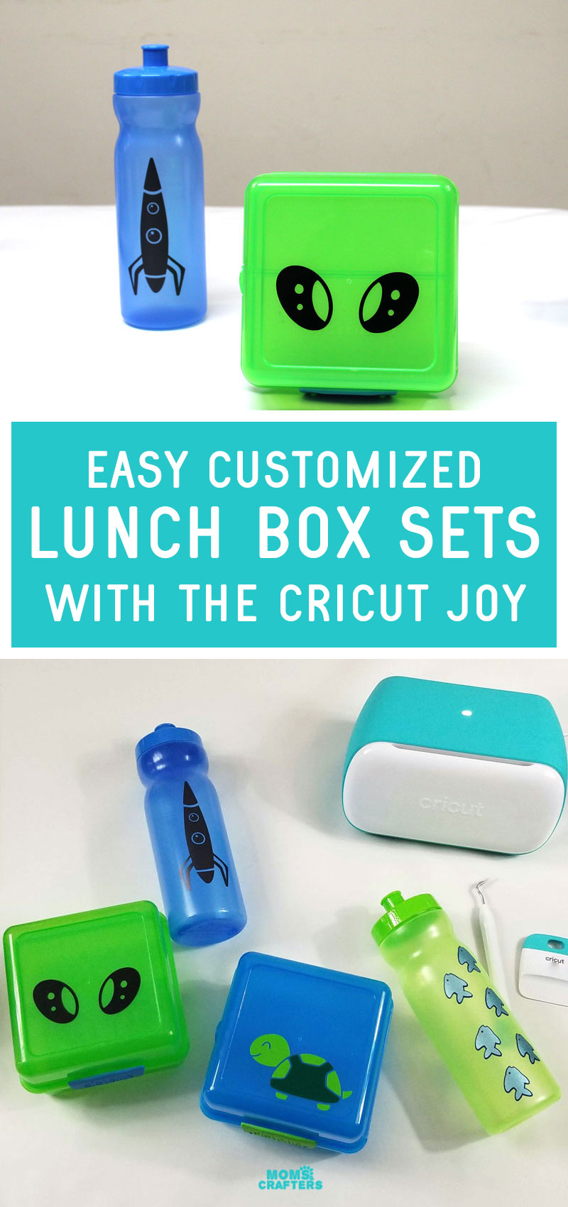 DIY Cricut Water Bottle / DIY Lunch Box Cricut - DIY, I'm Home