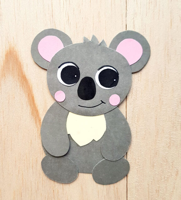 Koala Craft Make a Koala Hug Bookmark with a free template!