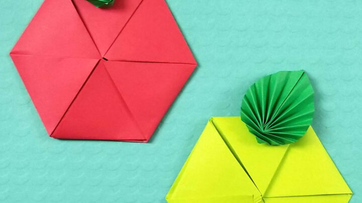 Origami Paper Bag - easy , cute and quick - No glue required 