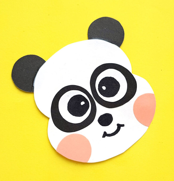 Panda Paper Craft - Puppet Template * Moms and Crafters