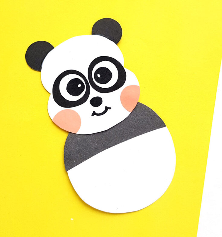 Panda Paper Craft - Puppet Template * Moms and Crafters