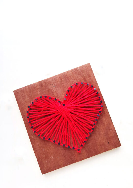 Heart String Art Template An Easy Tutorial For Beginners 