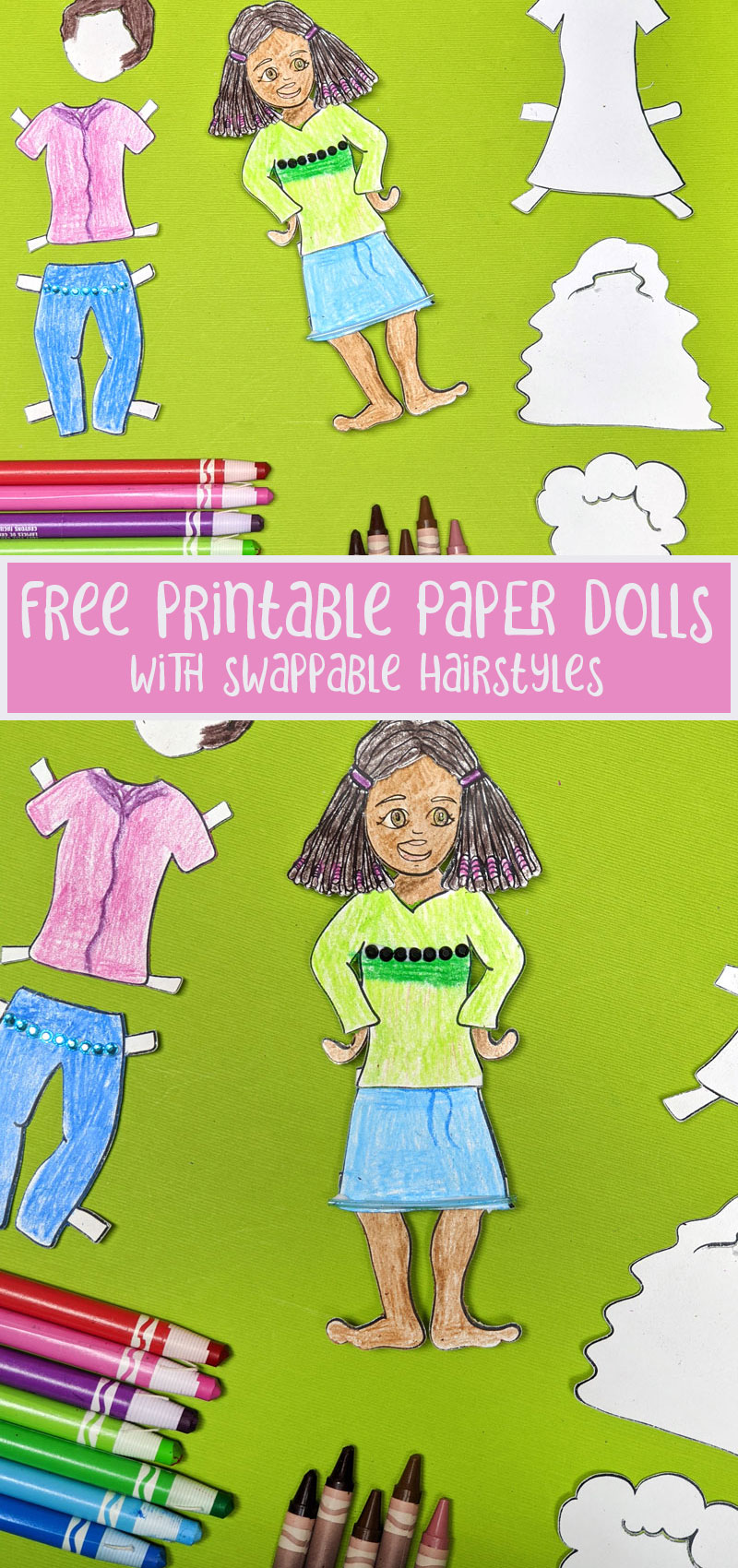 Printable Paper Doll House  Paper doll house, Paper dolls, Free printable paper  dolls
