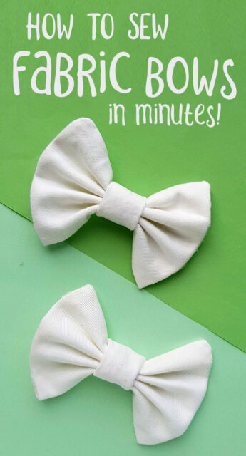 DIY Fabric Bows - Easy Sewing Tutorial for Beginners