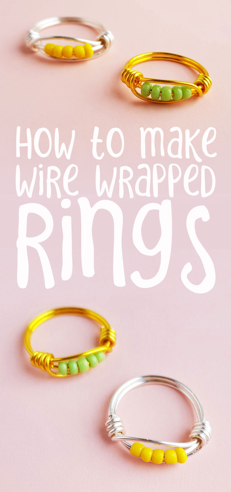 Wire Wrapped Ring Tutorial for Beginners - Moms & Crafters