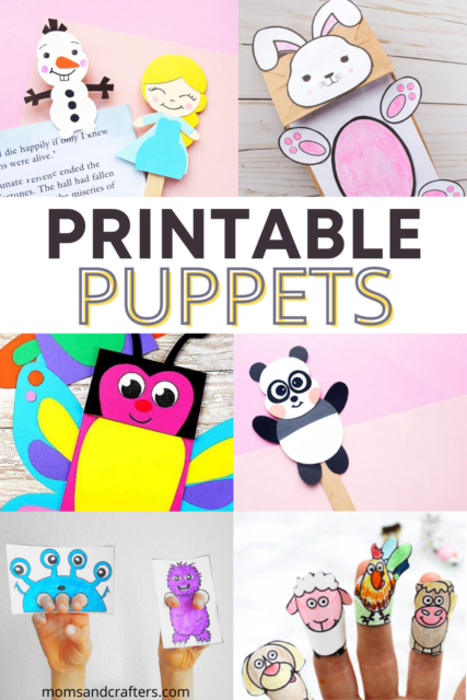 Printable Puppets to Craft and Play * Moms and Crafters