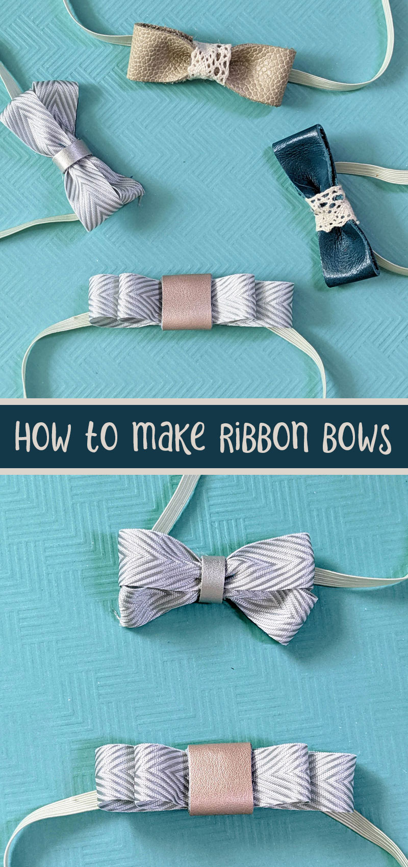 DIY Hair Bows (2 Ribbons) · How To Make A Ribbon Hair Bow · Jewelry on Cut  Out + Keep