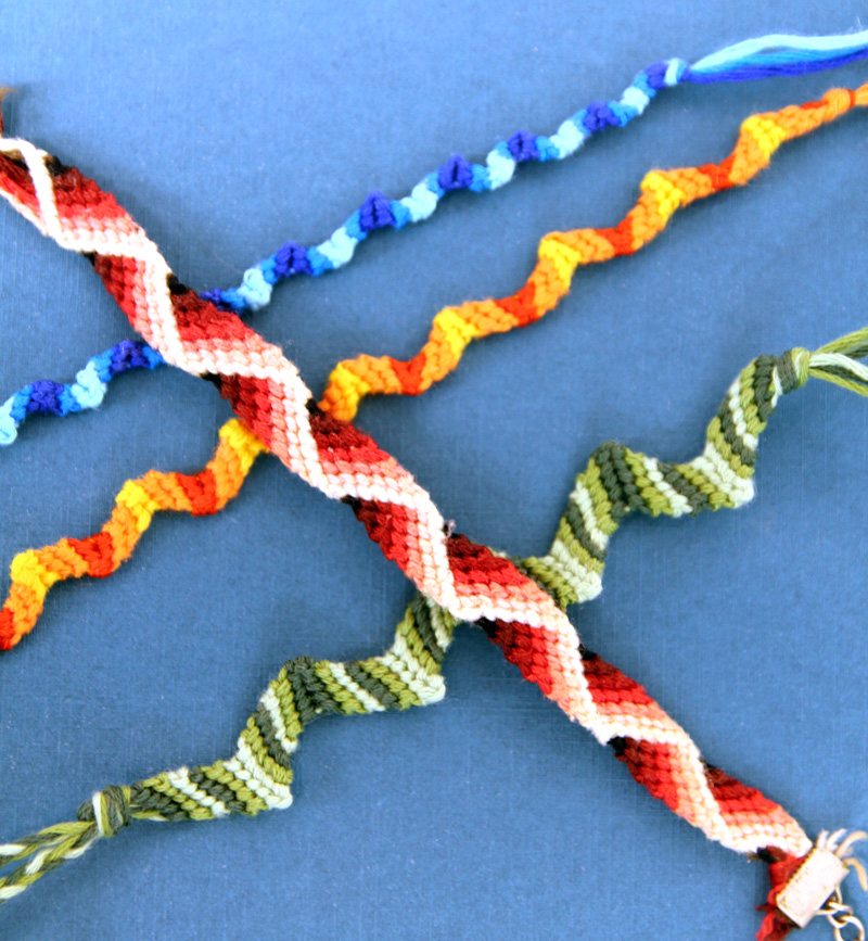 easy string bracelets for beginners zig zagTikTok Search