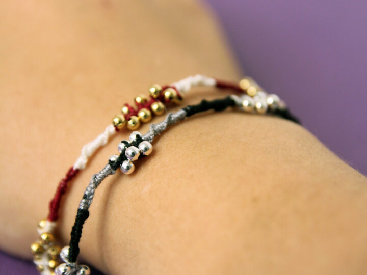 Easy DIY Valentine's Day Bracelets - Happiness is Homemade