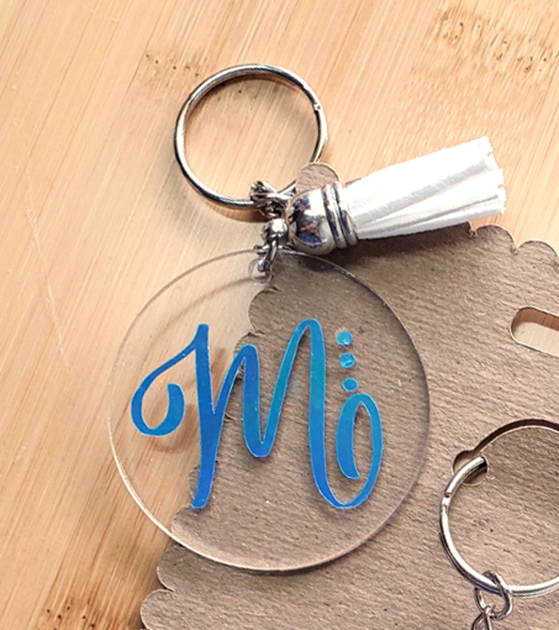 How To Cut Acrylic Sheets With Cricut Maker - Make Keychains - Color Me  Crafty