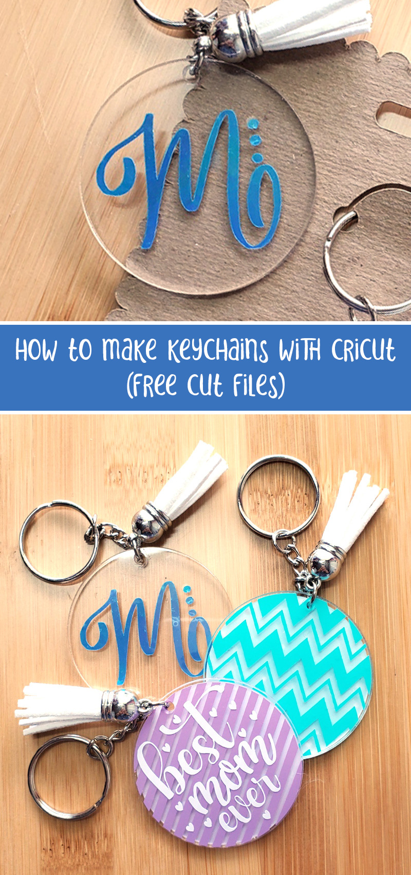 How to Make Acrylic keychains with Cricut * Moms and Crafters