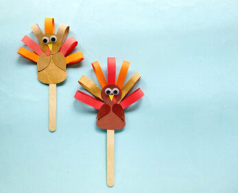 Turkey Puppet Craft Template * Moms and Crafters