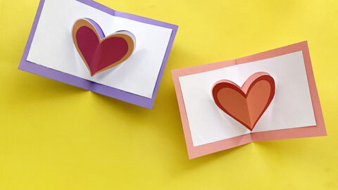 DIY Pop Up Valentine Card * Moms and Crafters