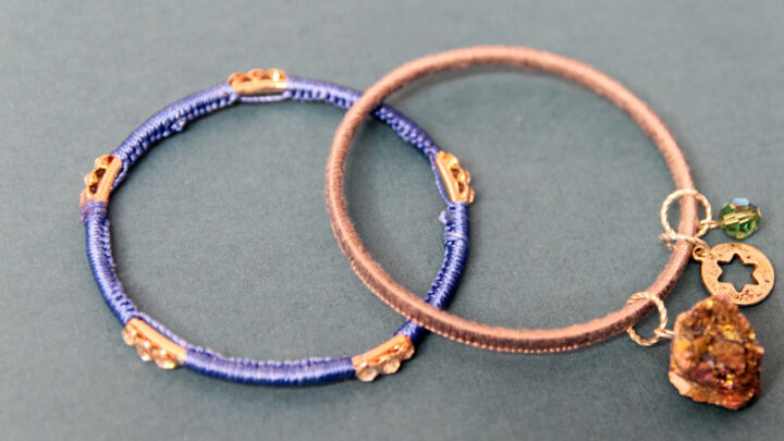 Yaalz Silk Thread Bracelet Bangles In Assorted Colors