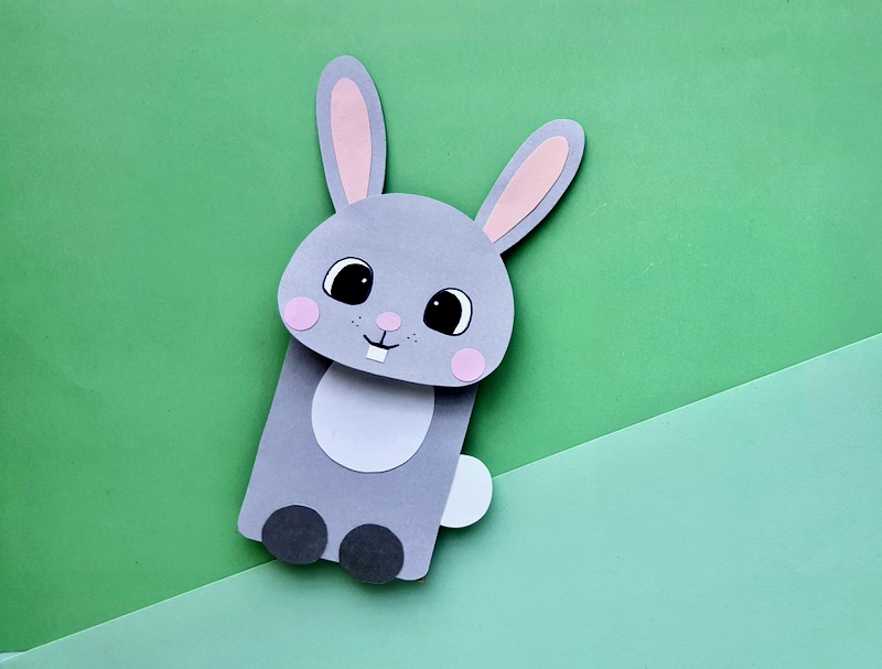 How to make a paper bag bunny