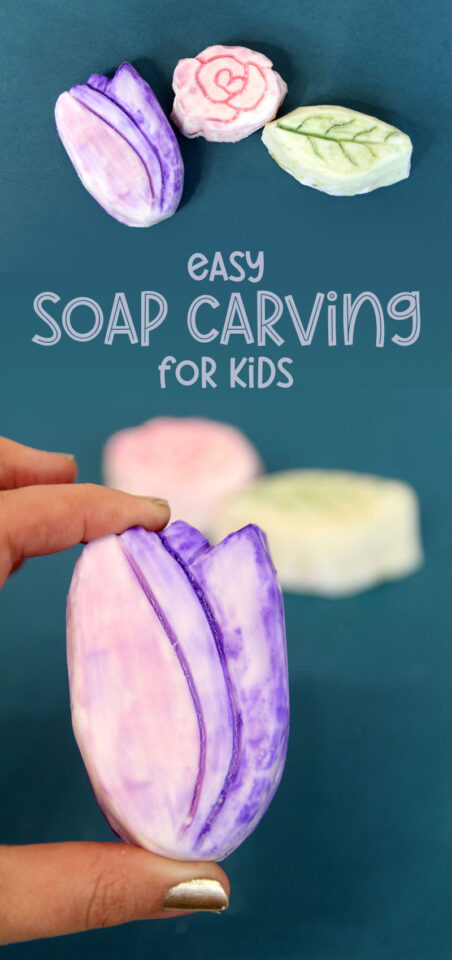 Soap Carving for Kids - Easy Tutorial for Flowers