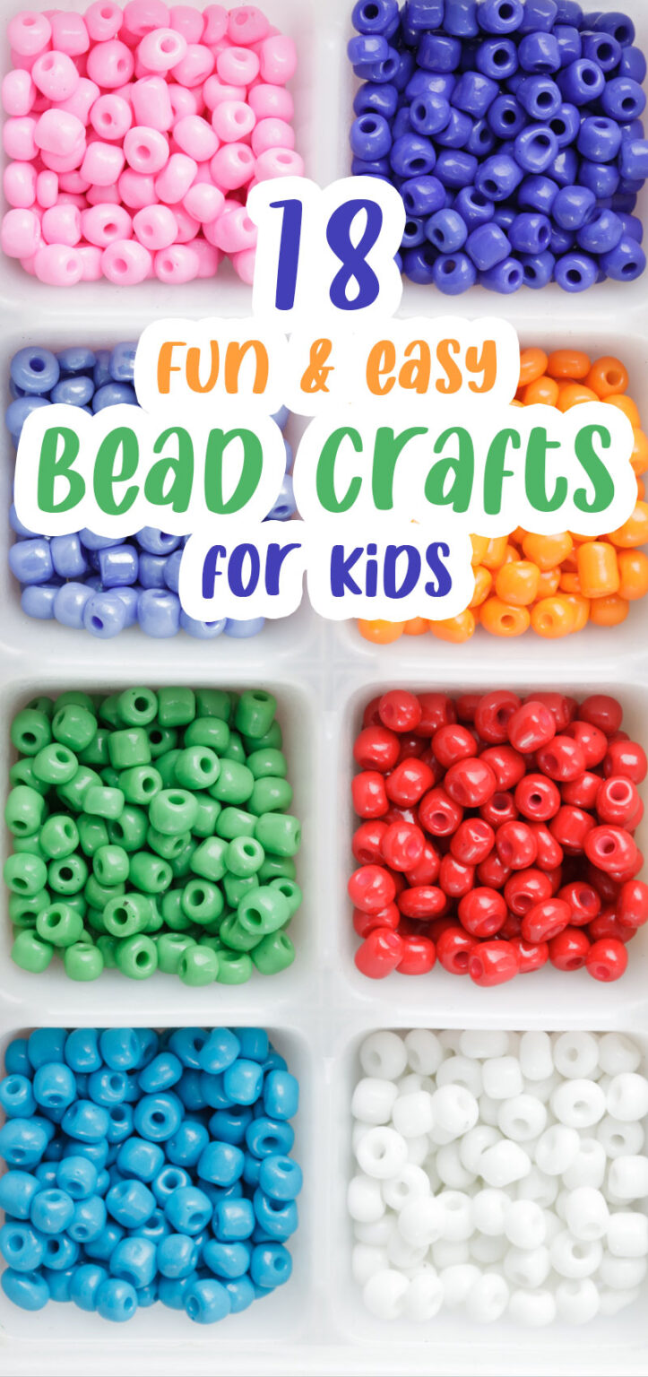 Bead Crafts For Kids * Moms And Crafters