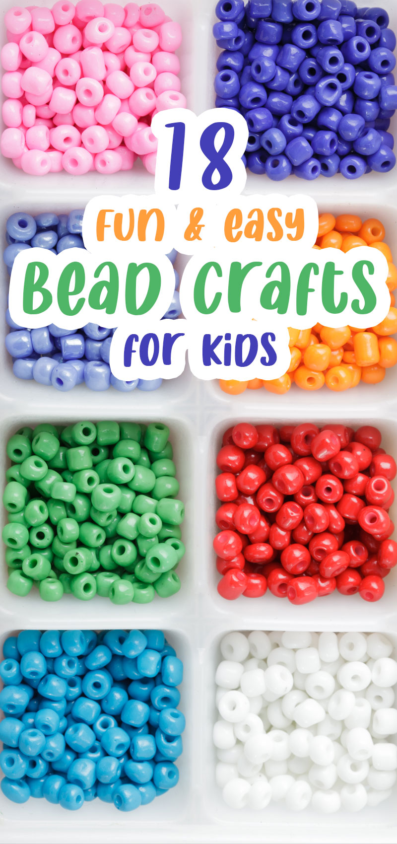 Bead Crafts for Kids * Moms and Crafters
