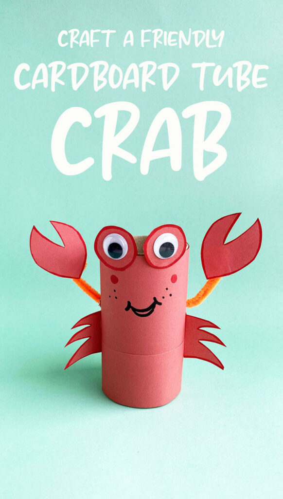 Crab Craft for Preschoolers * Moms and Crafters