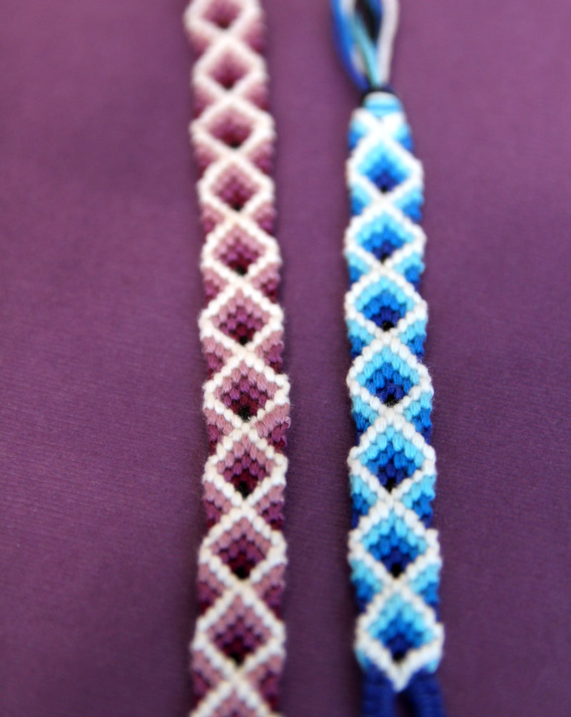 friendship bracelet pattern with 4 colors｜TikTok Search