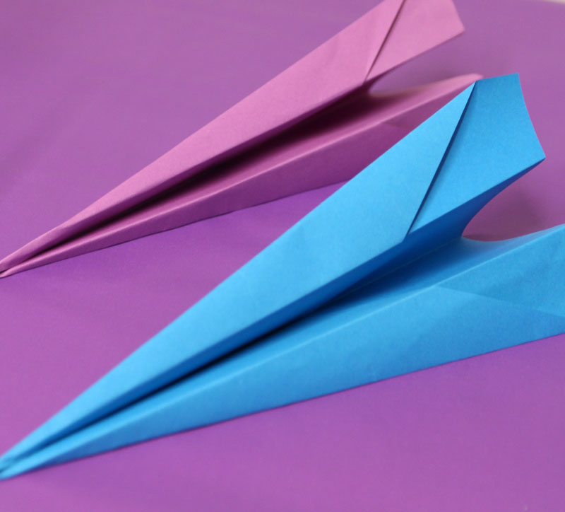 how to make fast paper airplanes step by step