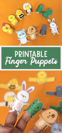 Farm Animal Finger Puppets * Moms and Crafters