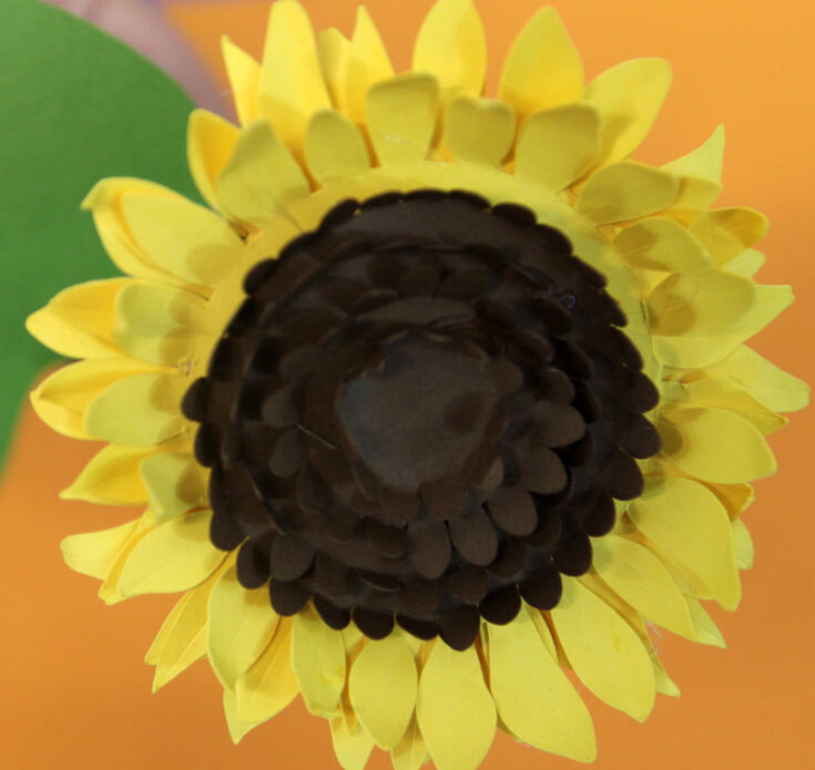 DIY Paper Sunflower Templates * Moms and Crafters