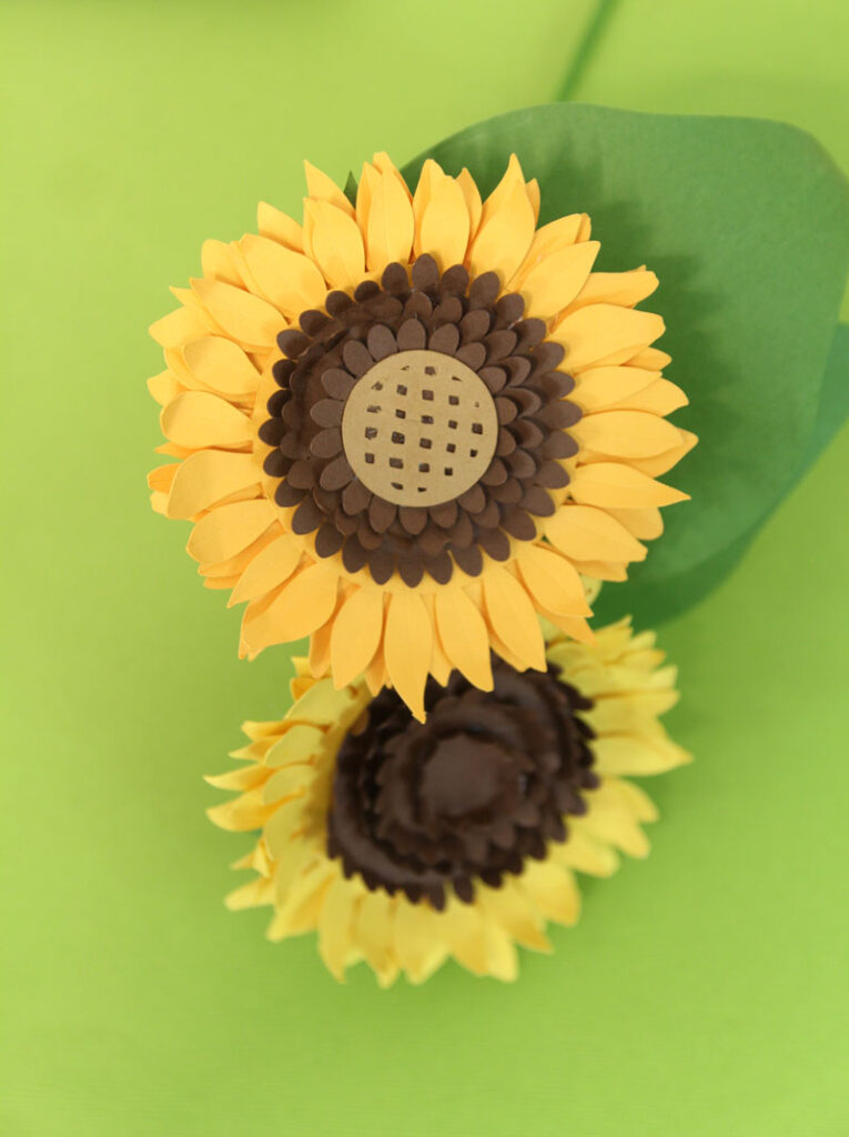 DIY Paper Sunflower Templates * Moms and Crafters