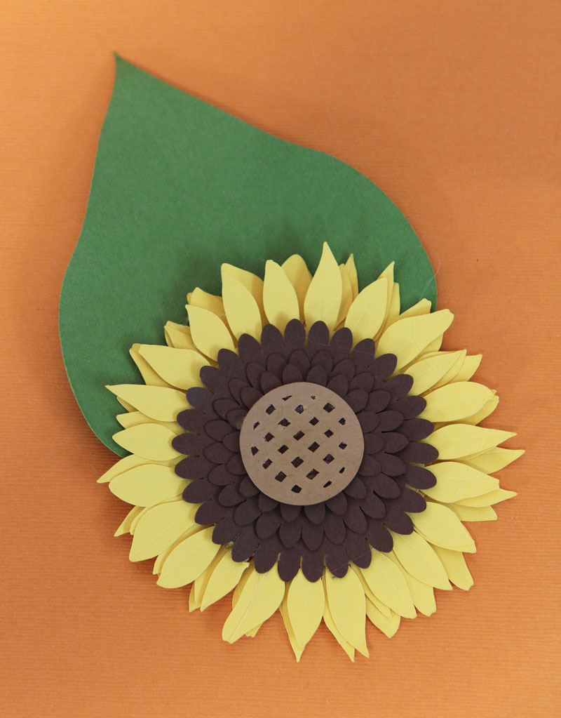 DIY Paper Sunflower Templates * Moms and Crafters