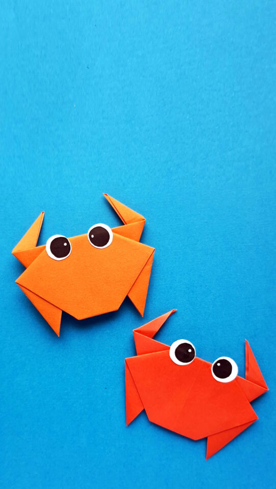 Origami Crab - A Step-by-Step Tutorial For Beginners